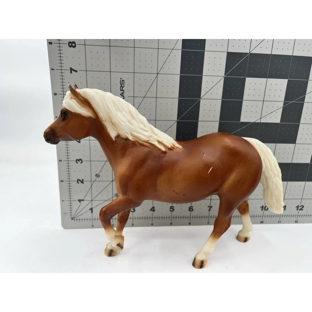 Vintage Breyer Horse Cantering Welsh Pony Flaxen Chestnut White Mane Tail Mold